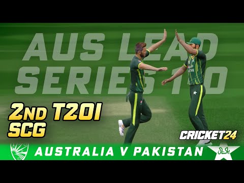 Australia v Pakistan - 2nd T20I - Cricket 24 Gameplay