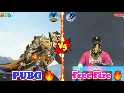 Pubg Vs freefire😱😱😡 #totalgaming