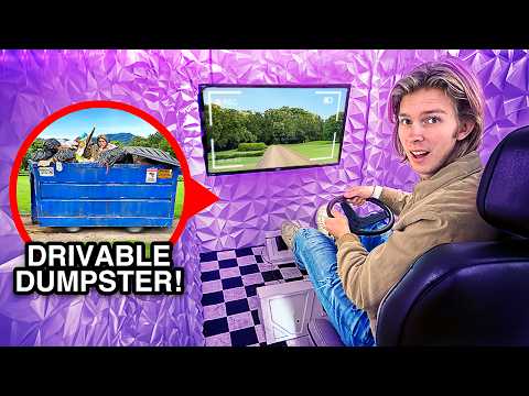 I Built a Drivable Secret Room to Hide from my Brother! - Day 2