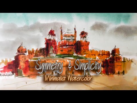 Is Your Watercolor Composition Off? Symmetry Might Be the Answer!