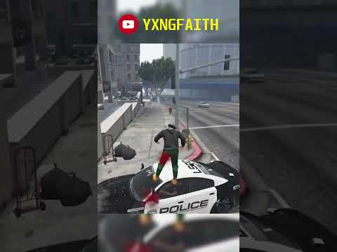 COP HITS MY BIKE #reels #shorts #gta5 #gta #gtarp #funny #comedy #fail #bike #crash #rp #ytshorts