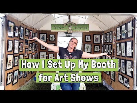 How to Set Up an Outdoor Art & Craft Booth Display and List of Equipment Needed