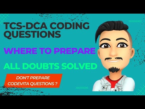 TCS DCA-CODING QUESTION | WHERE TO PREPARE