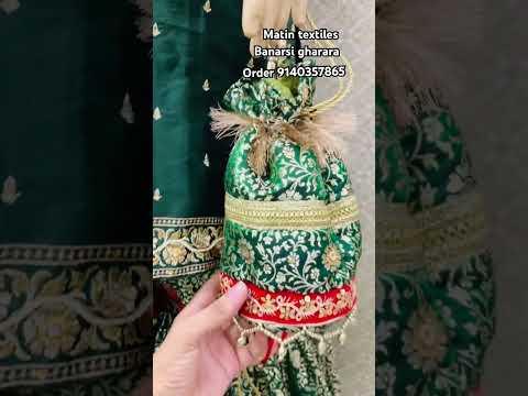 Bridal gharara order. Fast. 9140357865 #banarsigharara #sarara #kimkhab #designergharara