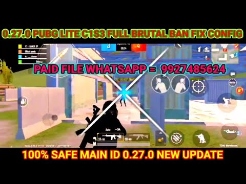 PUBG MOBILE LITE NEW CONFIG FILE 🔥 | PUBG LITE 0.27.0 NO RECOIL+HIGH DAMAGE+AUTO HEADSHOT CONFIG