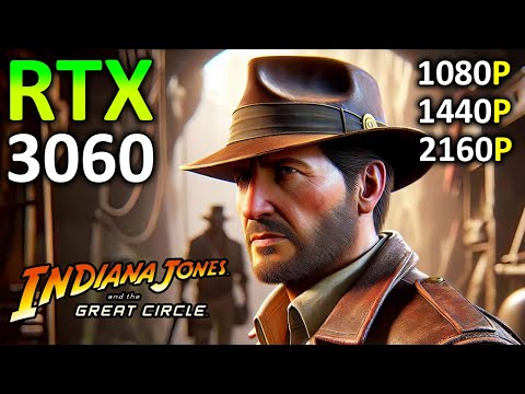 Indiana Jones and the Great Circle on RTX 3060 12GB | DLSS | 1080p - 1440p & 4K | 2024