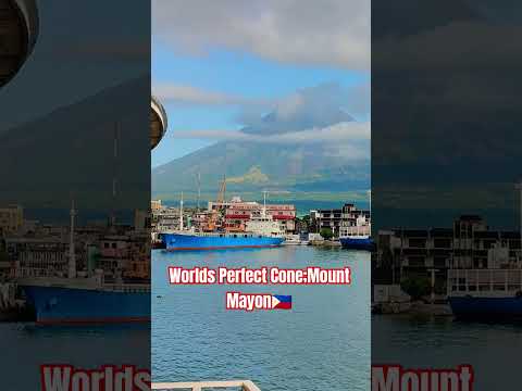 Worlds Perfect Cone Shape Mount Mayon Legazpi City Albay Philippines 🇵🇭 #mountmayon #philippines