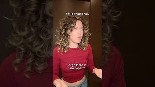 Would you let your friend do this?? #curlyhair #friendship