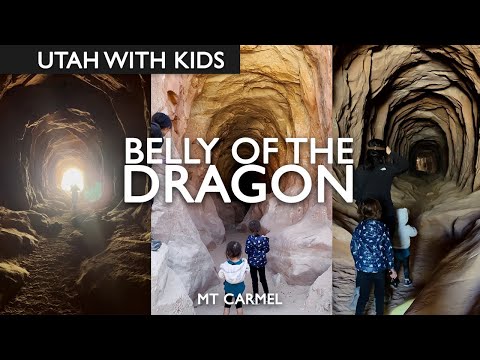 Getting to Utah's Belly Of The Dragon Tunnel With Kids