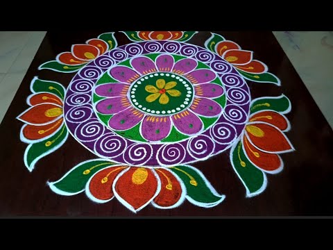 #rangoli #festival 🦚 beautiful 5*3 dots sankranti and New year Rangolis #rangoli #festival #muggulu