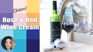 Rose and Red Wine cream #soapncrafts #cream