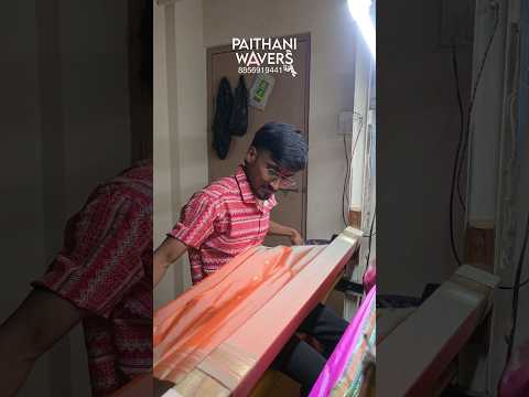 Pure Silk Paithani Sarees Only Original #traditional #paithani #silk #indiansaree #making