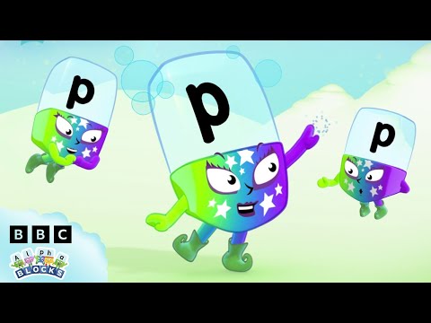 💥 Perfect Alphablock P! 💥 | Letter of the Week | Learn to Spell | @officialalphablocks