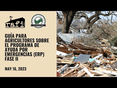 Guía para Agricultores sobre el Programa de Ayuda por Emergencias (ERP) Fase II