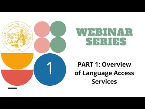 Overview of Language Access Services in the Courts and Recent Innovations