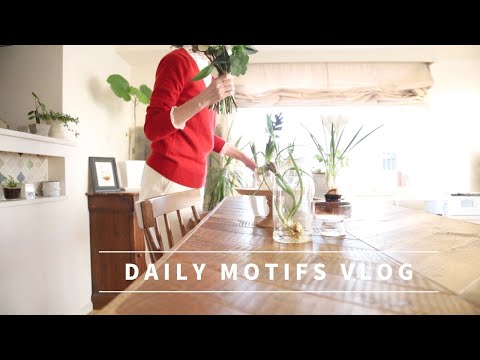 |60s lifestyle|Senior life|60s|Embroidery|How to enjoy bulbs ①| #60s #senior life #vlog #living