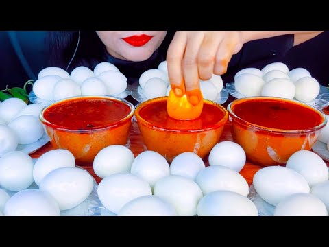 ASMR, Boiled Eggs with Gravy, Eating Vlog, Mukbang 그레이비 소스와 함께 삶은 계란, 먹기 @SpiceASMR