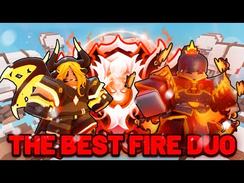 ME AND @YoGabrielPlayz BECAME A PRO FIRE DUO! (Roblox Bedwars)