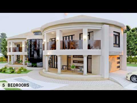 Unique Double Storey Roundavel House - Calm Rural Design | 5 Bedroom