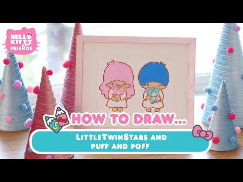 How To Draw LittleTwinStars | Hello Kitty Crafts