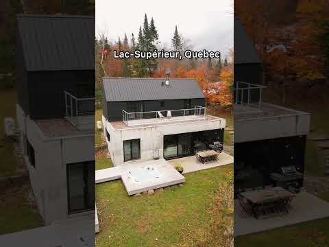 Luxury Ultra-Modern Design Chalet in Canada! (Airbnb Tour)