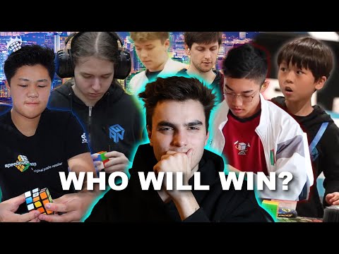 WHO WILL WIN WORLDS 2023? | RUBIK'S CUBE WCA World Championship Predictions