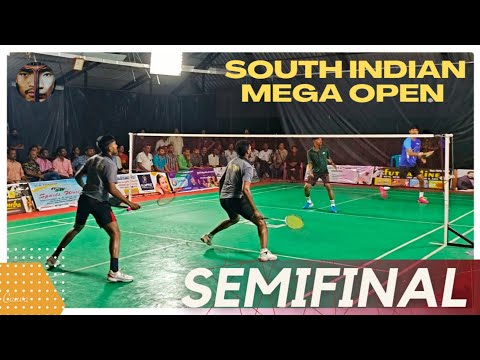 BENNET ANTONY/ARYAN VS AMAN ANEESH/KISHORE:SOUTH INDIAN MEGA OPEN BADMINTON TOURNAMENT SEMI