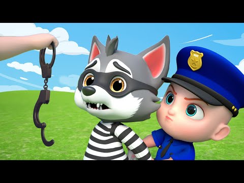 Police Officer Song 👮‍♂️ | Baby Police Chase Thief | Leo Kids Songs & Nursery Rhymes