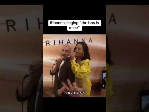 Rihanna singing “The Boy Is Mine” #rihanna #singer #pop #popmusic