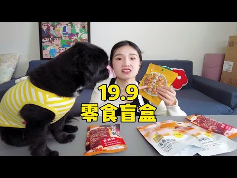 19.9一箱的零食盲盒，妹子和狗子抢着吃，里面的东西真的赚翻了！