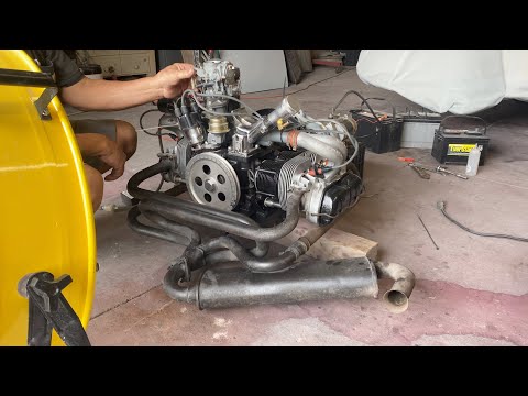 VW 1600 Rebuild Engine & New Glass Installed! Hanging out with VWDarrin