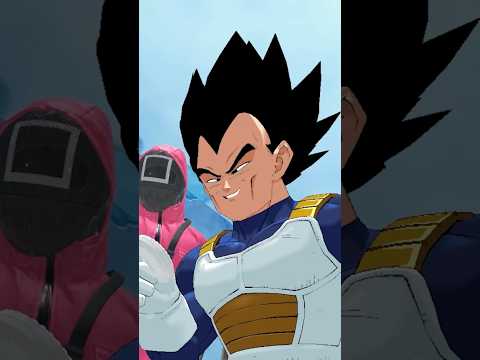 Goku and Vegeta play Squid Game #squidgame #vegeta #goku