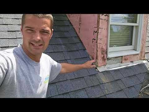 Roof wall flashing, what not to do