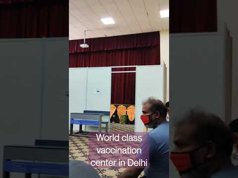 World Class Covid Vaccination Center Delhi #shorts