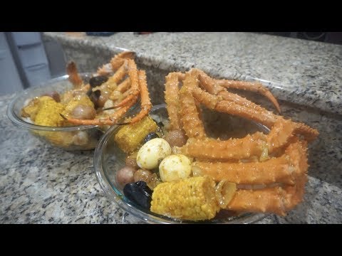 KING CRAB LEGS SEAFOOD BOIL |SEAFOOD BOIL RECIPE | SOUTHERN SMOKE BOSS