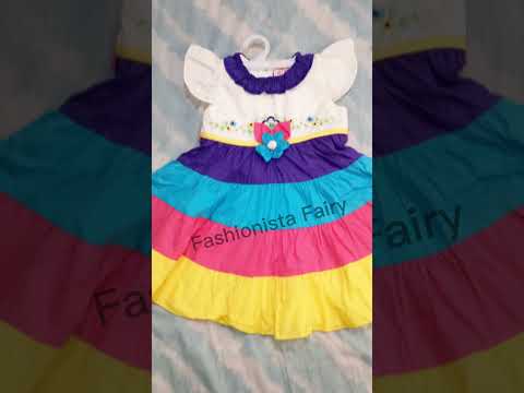 Baby frock designs for summer 2024 / Baby dress design with leftover fabric #babydressdesign #shorts