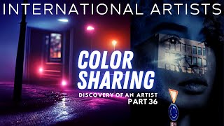 INTERNATIONAL ARTISTS /COLOR SHARING PAER 36 / DISCOVERY OF AN ARTIST GROUP.