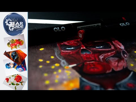 Marvel Red Skull Artwork With OLO Markers | OLO Markers