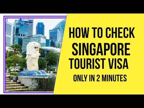 How To Check Singapore Tourist Visa