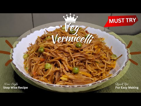 Veg Vermicelli Recipe 😳😲 | Vermicelli Recipe 😯🔥 | Seviyan Recipe 😱🤯 | Vegetable Sevai Recipe 😍😋