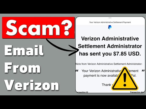 Verizon Administrative Settlement Email - Payment, Amount & Eligibility!