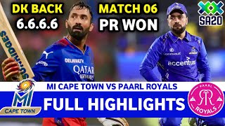 MI Cape Town Vs Paarl Royals Sa20 9th Match full Highlights 2025 | MICT VS PR