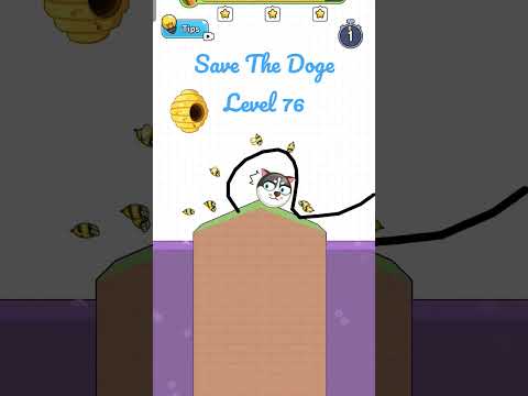 Save The Doge Level 76 Gameplay. #savethedoge #gameplay #walkthrough #shorts #videos #mobilegame