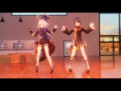 [MMD] California Gurls | Xingqiu and Furina | Genshin Impact