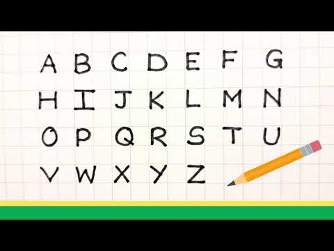 English alphabet writing, english capital letter writing, A to Z, Print handwriting, nursery,