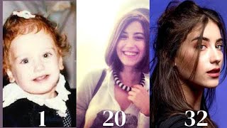 Hazal kaya age transformation from 0 to 32 | Turkish actress real age video 2025