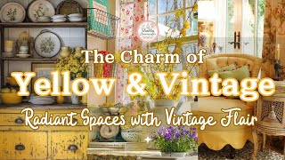 💛✨Yellow & Vintage: A Shabby Chic Cottage Fairytale