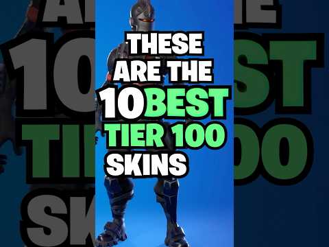 BEST *TIER 100* Skins In 2025.. (Fortnite)