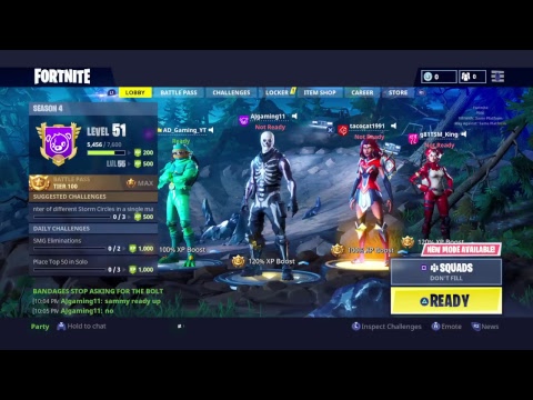 Fortnite-Ps4 playing on keyboard and mouse (Will be trash)