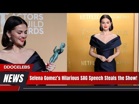 Selena Gomez Shocked by SAG Win, Jokes About Co-Stars!